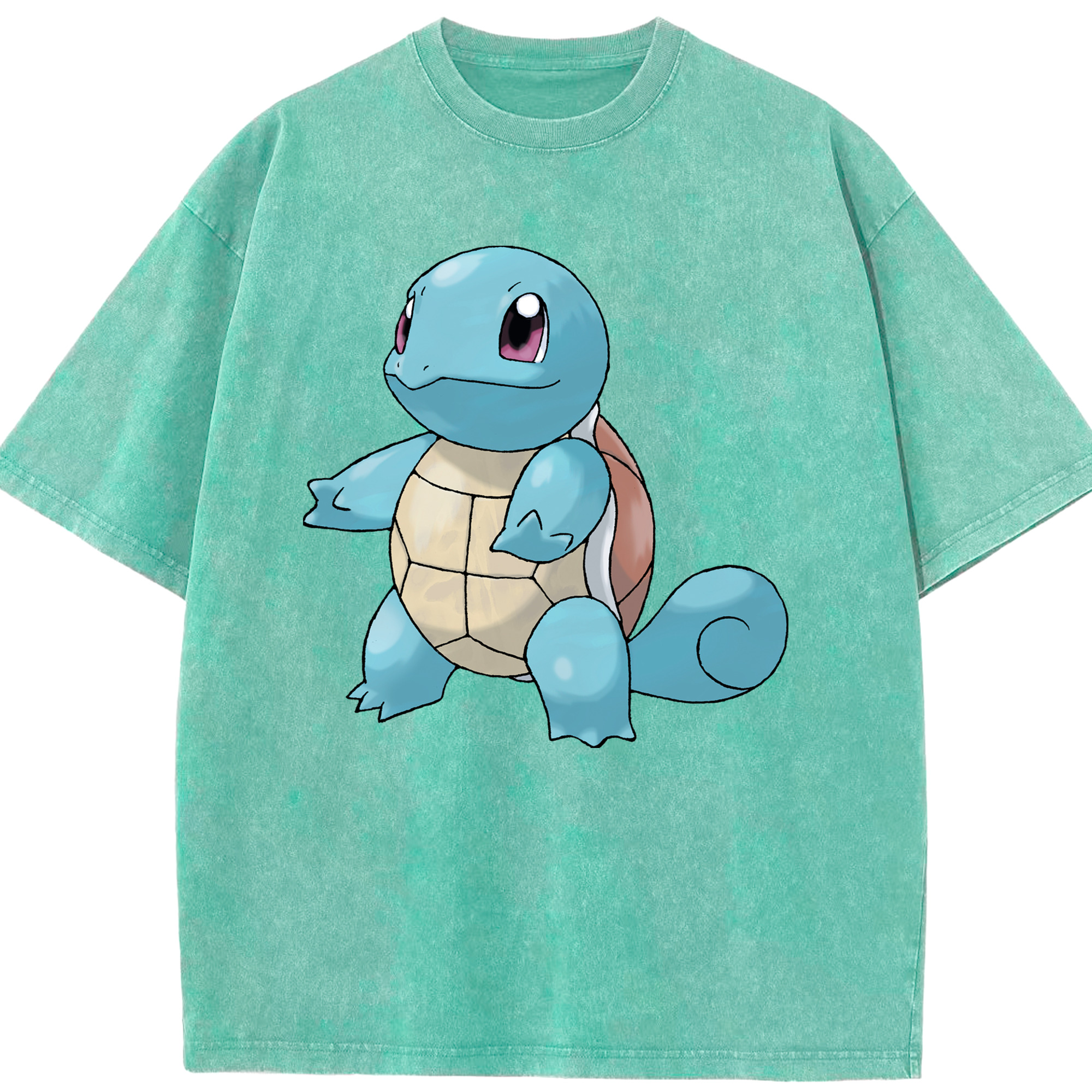 （画像用） ポケットモンスター Pokémon 綿100% ヴィンテージ風 半袖Tシャツ（フロントプリント）